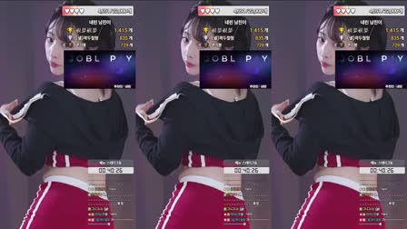 Afreecatv네린NERIN超短裙加特林热舞20250616Hot Dance